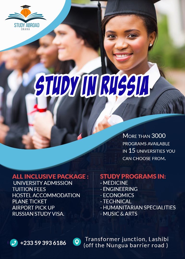 Study in Russia From Ghana